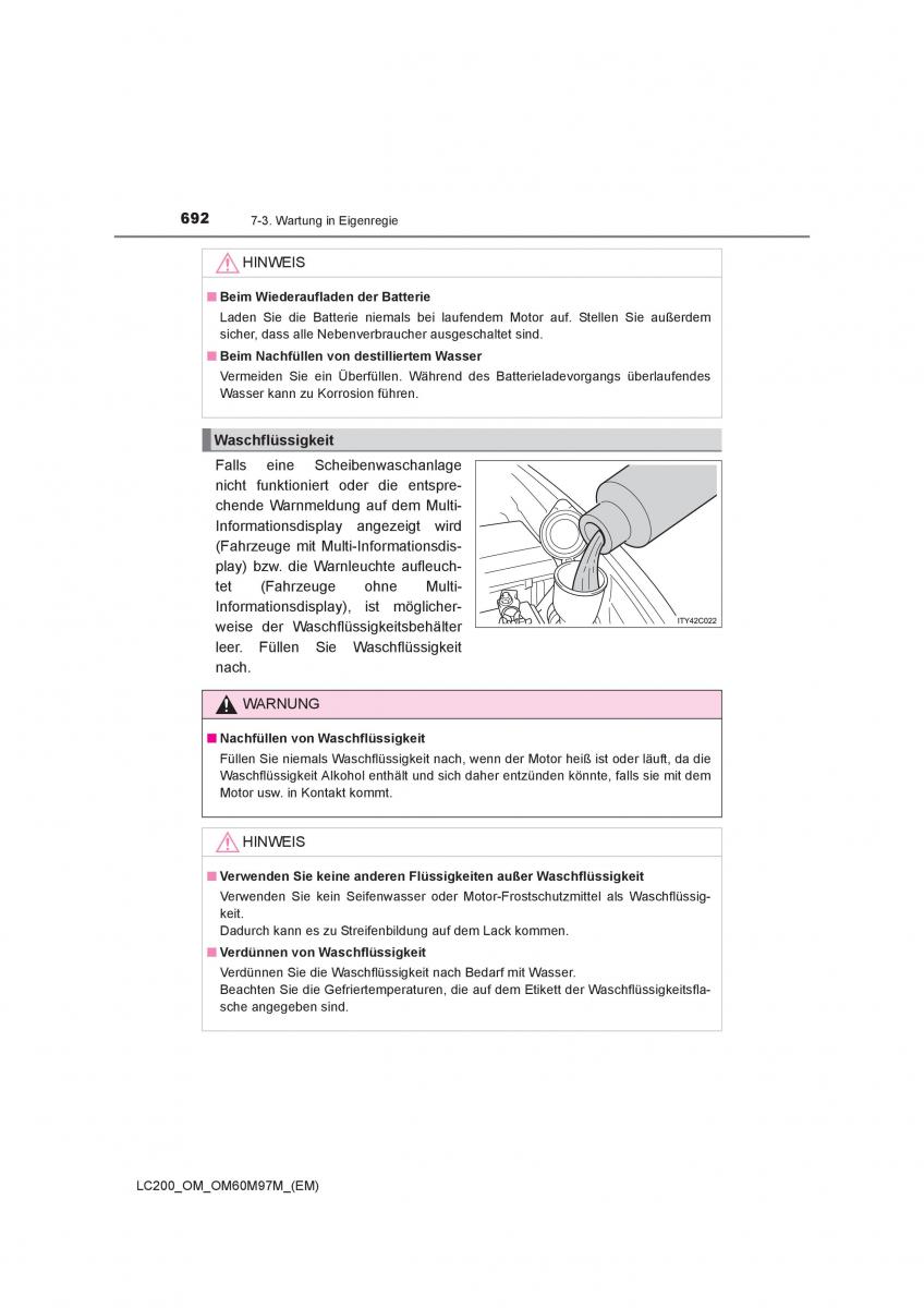 Toyota Land Cruiser J200 Handbuch / page 692