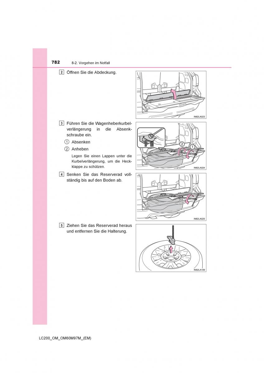 Toyota Land Cruiser J200 Handbuch / page 782