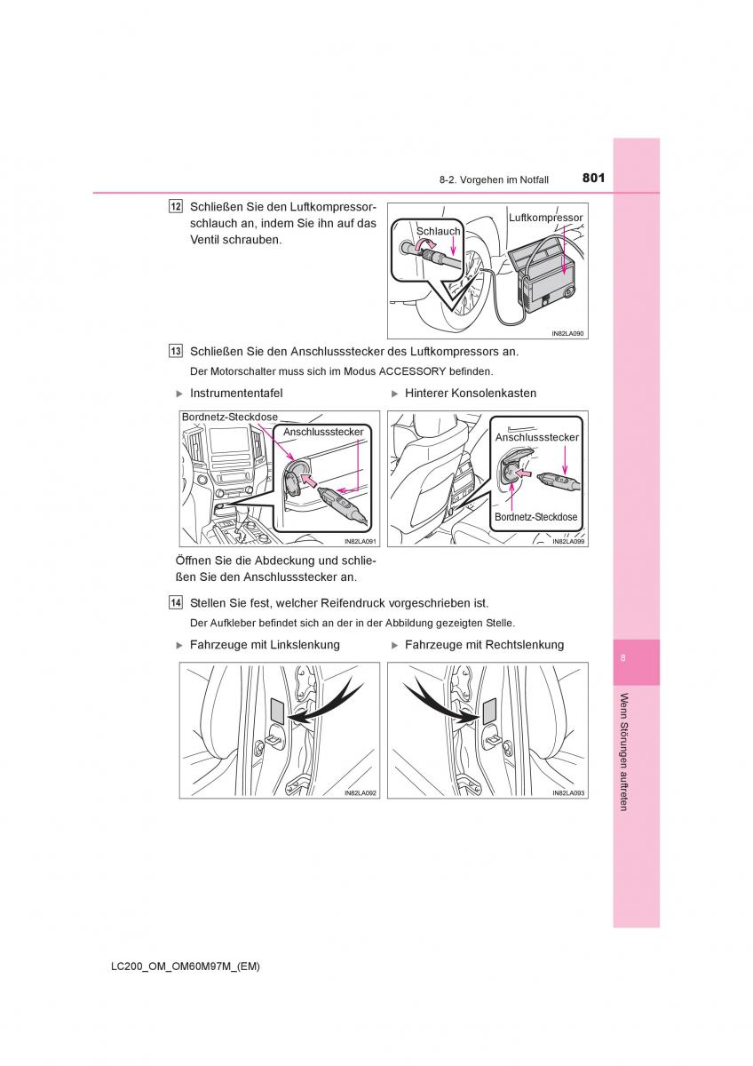 Toyota Land Cruiser J200 Handbuch / page 801