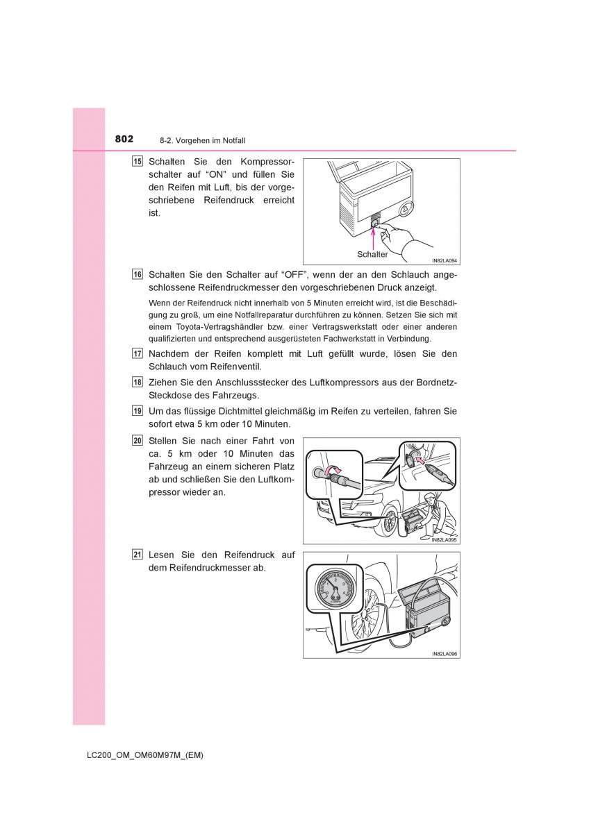 Toyota Land Cruiser J200 Handbuch / page 802