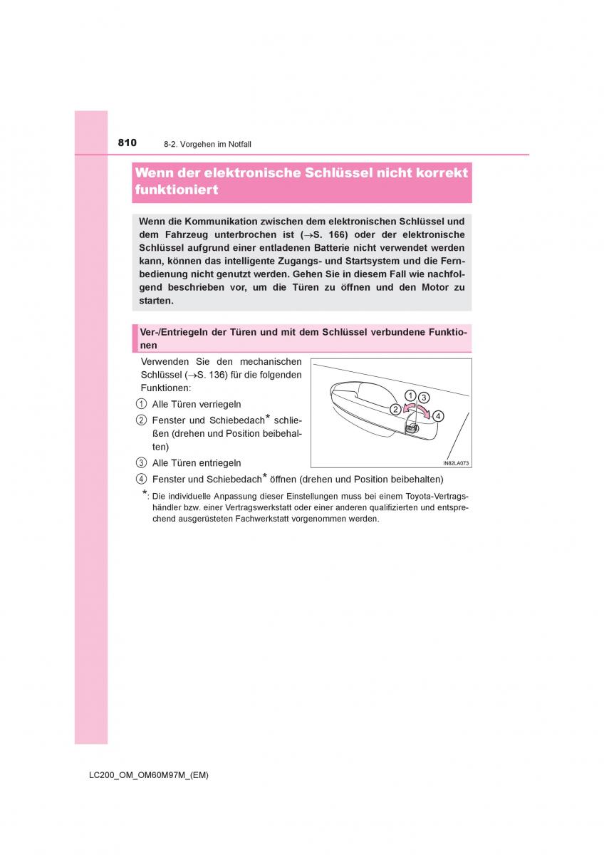 Toyota Land Cruiser J200 Handbuch / page 810