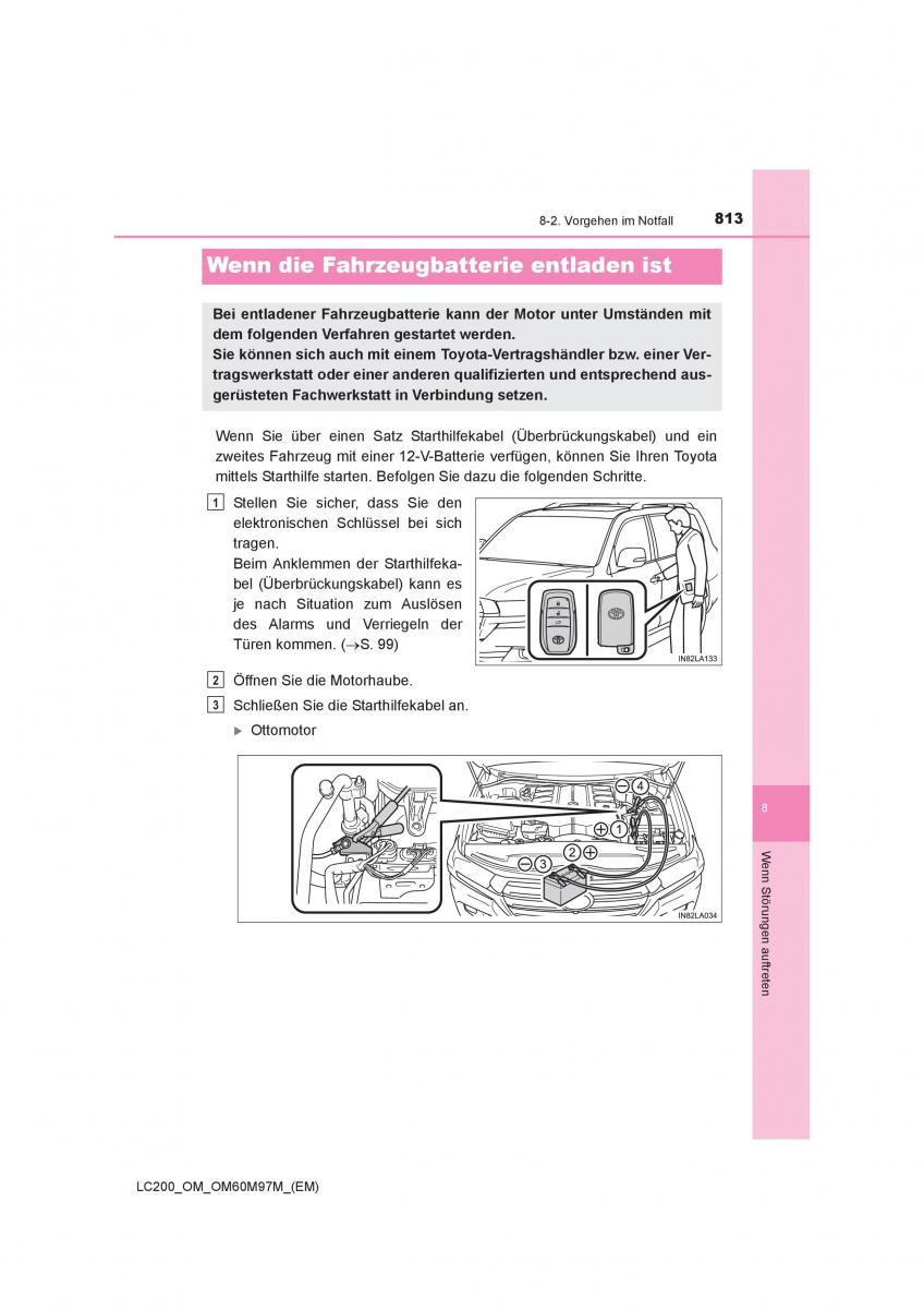 Toyota Land Cruiser J200 Handbuch / page 813