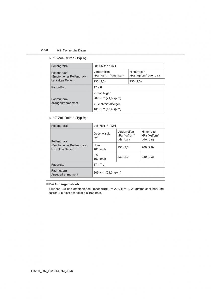 Toyota Land Cruiser J200 Handbuch / page 850