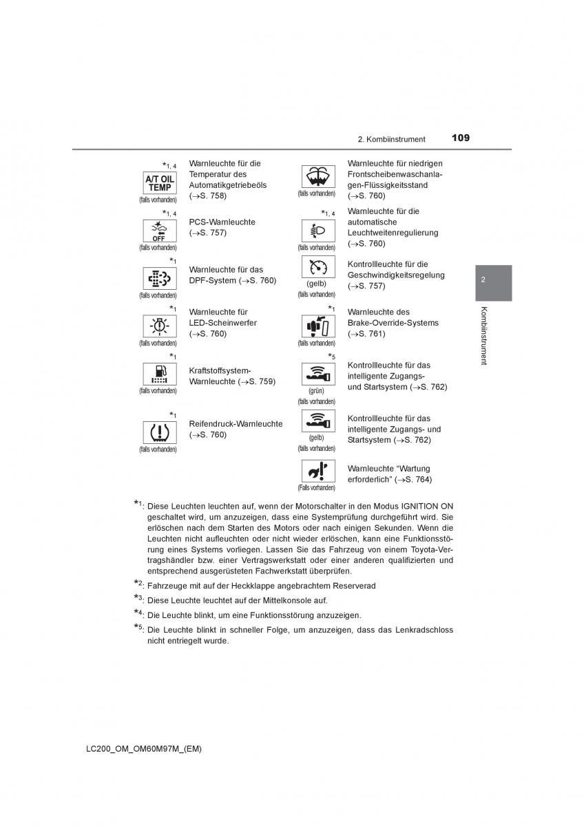 Toyota Land Cruiser J200 Handbuch / page 109