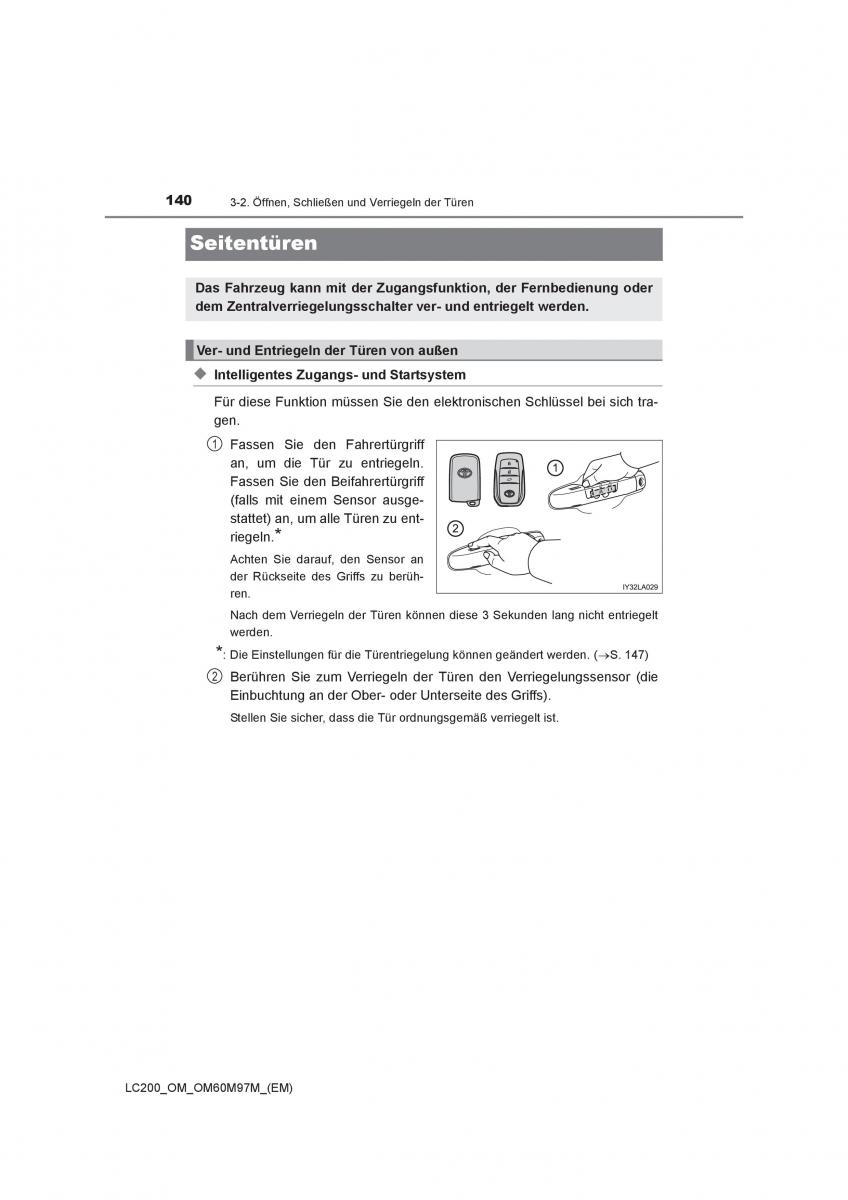 Toyota Land Cruiser J200 Handbuch / page 140