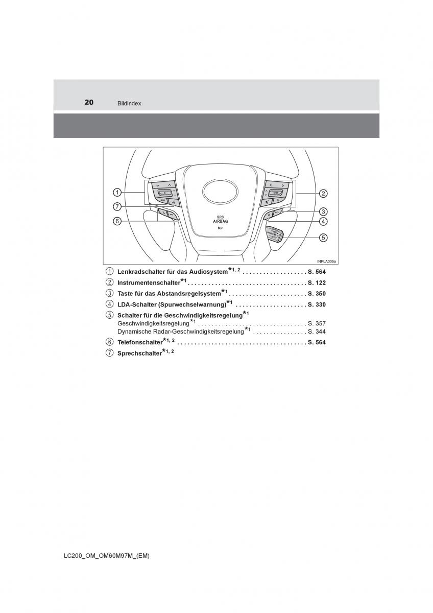 Toyota Land Cruiser J200 Handbuch / page 20