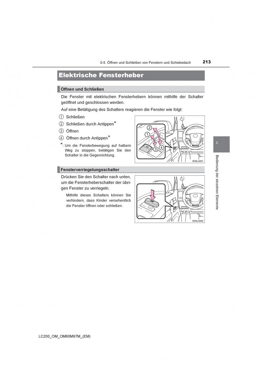 Toyota Land Cruiser J200 Handbuch / page 213