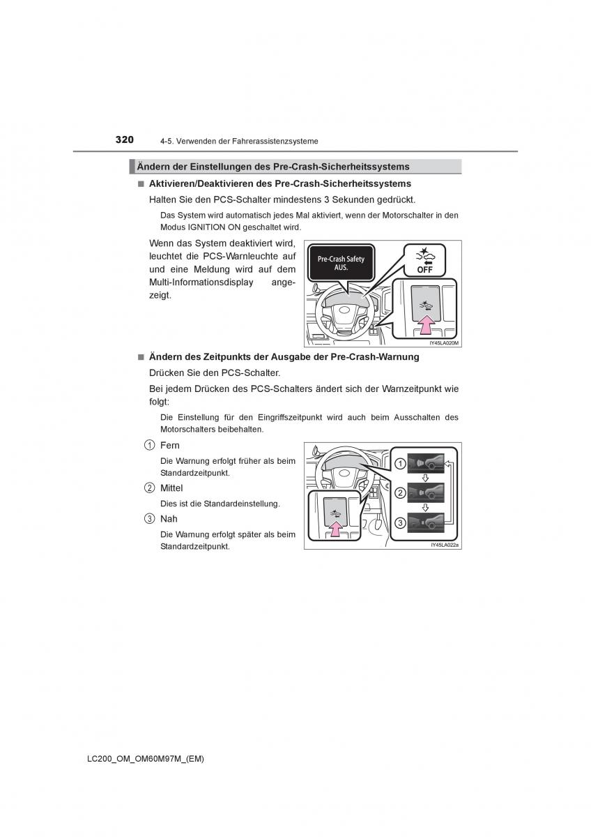 Toyota Land Cruiser J200 Handbuch / page 320