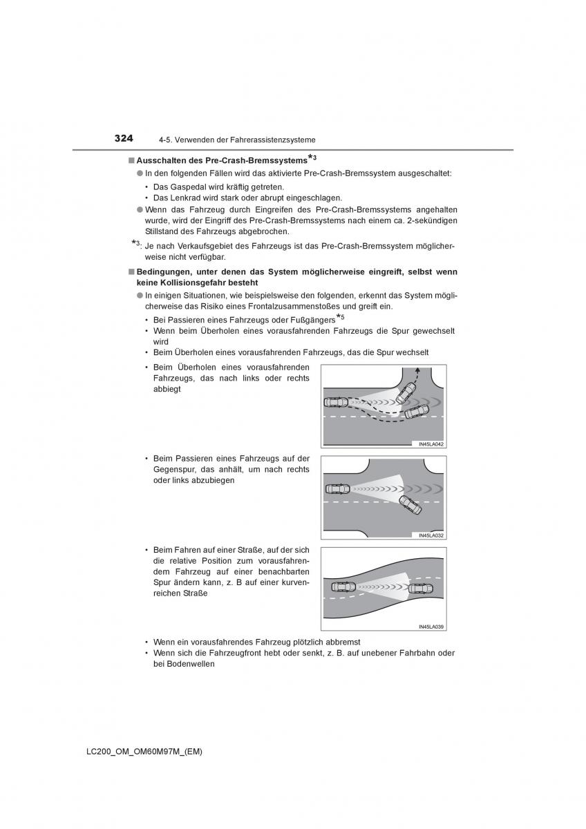 Toyota Land Cruiser J200 Handbuch / page 324