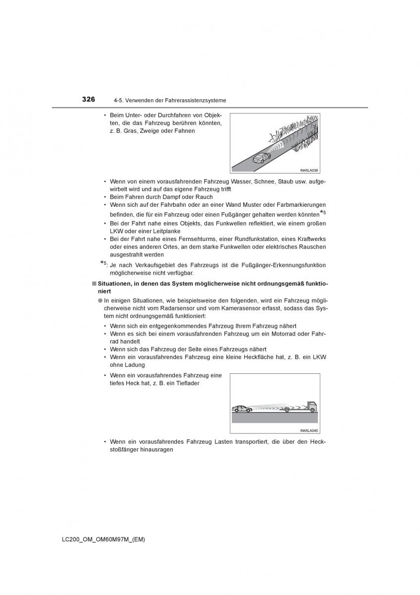 Toyota Land Cruiser J200 Handbuch / page 326