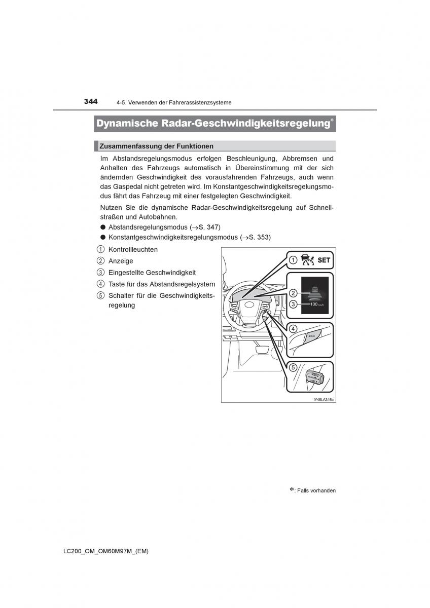 Toyota Land Cruiser J200 Handbuch / page 344