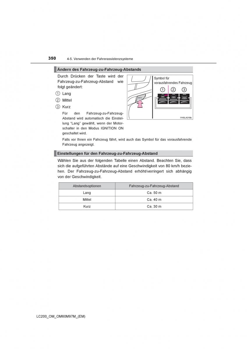 Toyota Land Cruiser J200 Handbuch / page 350