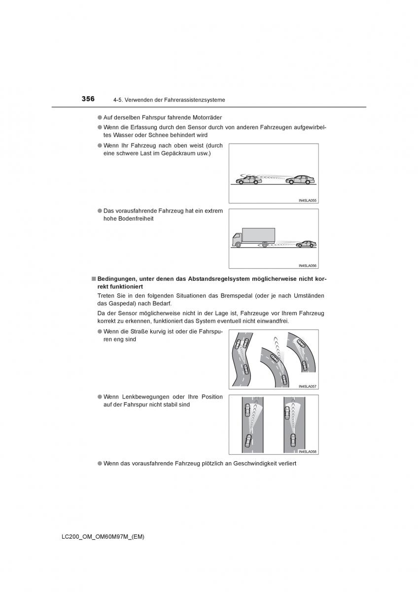 Toyota Land Cruiser J200 Handbuch / page 356