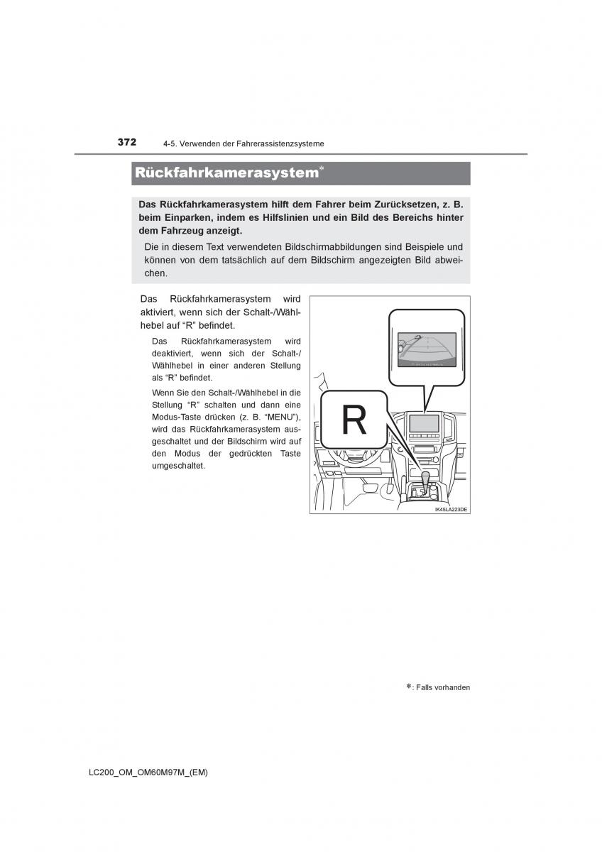 Toyota Land Cruiser J200 Handbuch / page 372