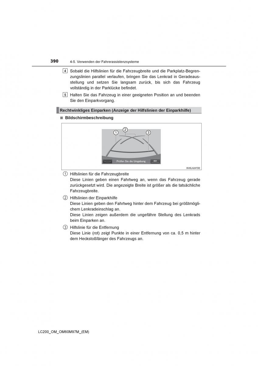 Toyota Land Cruiser J200 Handbuch / page 390