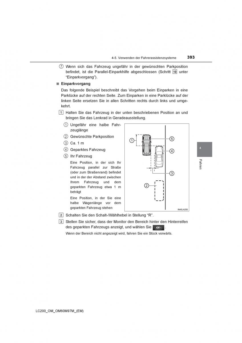 Toyota Land Cruiser J200 Handbuch / page 393