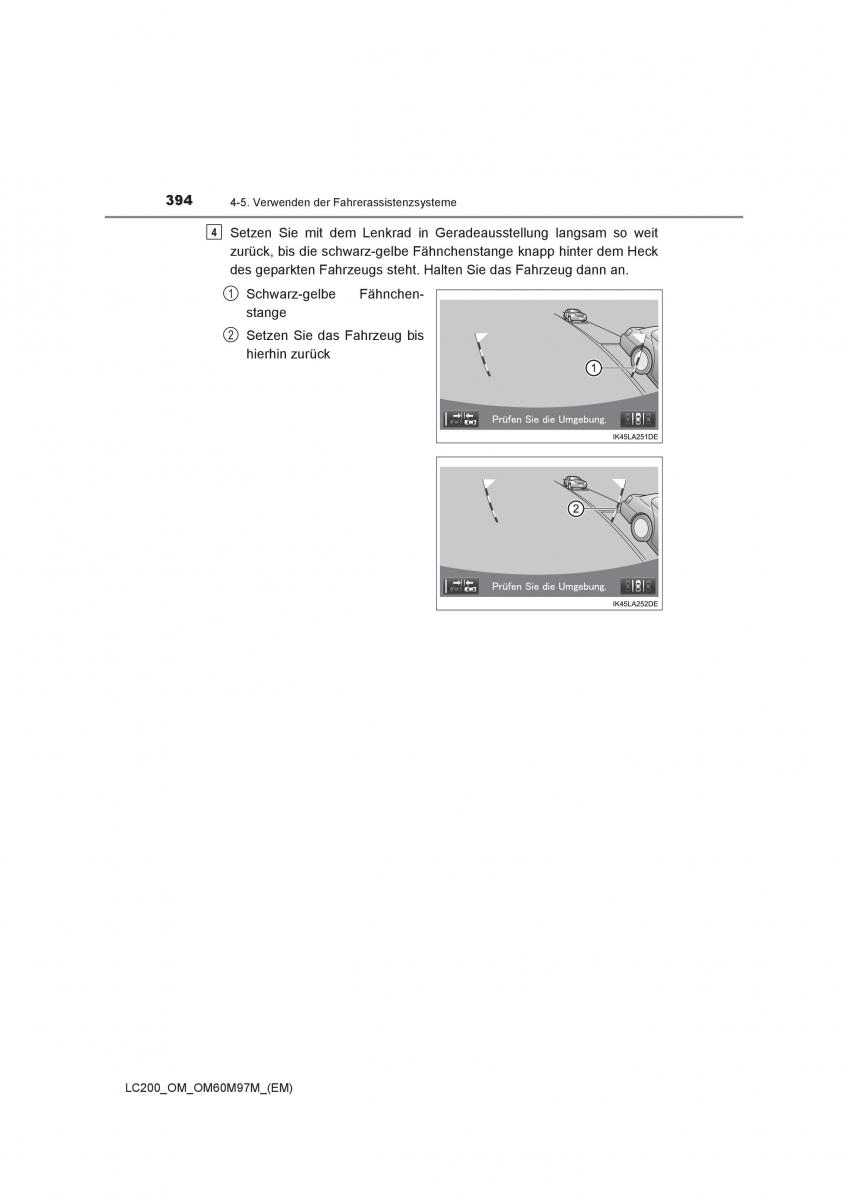 Toyota Land Cruiser J200 Handbuch / page 394