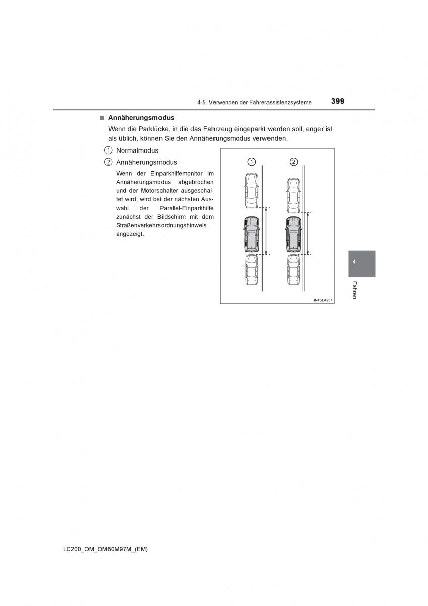 Toyota Land Cruiser J200 Handbuch / page 399