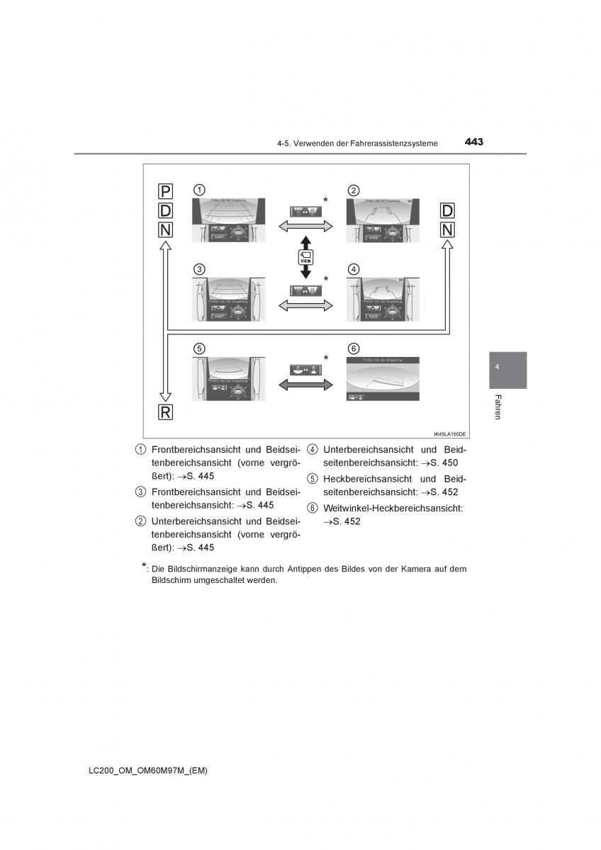 Toyota Land Cruiser J200 Handbuch / page 443