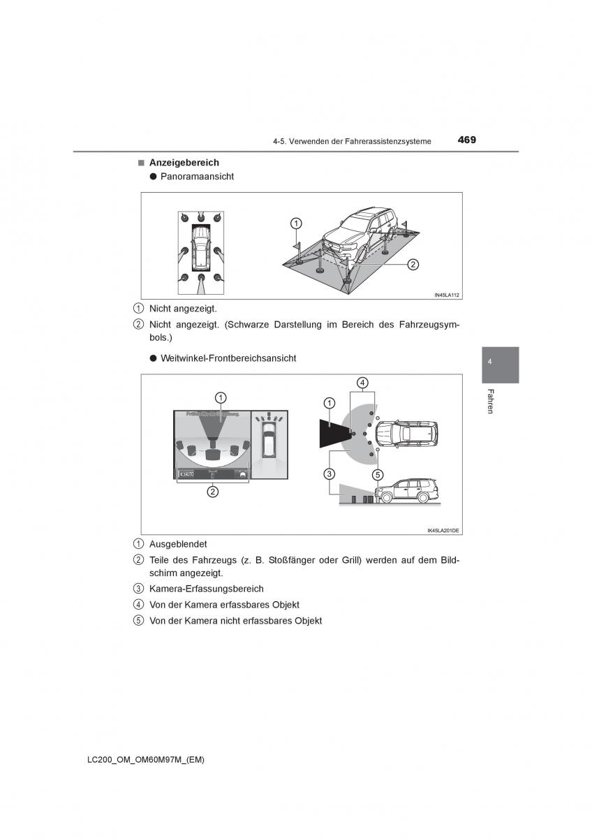 Toyota Land Cruiser J200 Handbuch / page 469