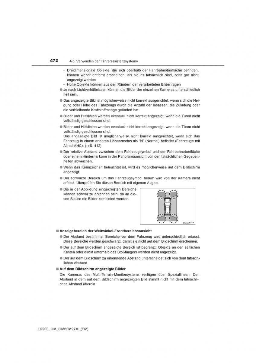 Toyota Land Cruiser J200 Handbuch / page 472