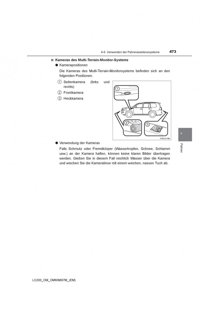 Toyota Land Cruiser J200 Handbuch / page 473