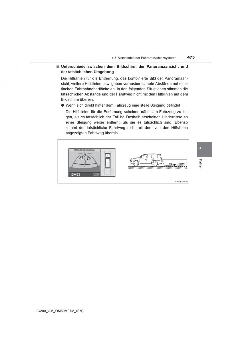 Toyota Land Cruiser J200 Handbuch / page 475