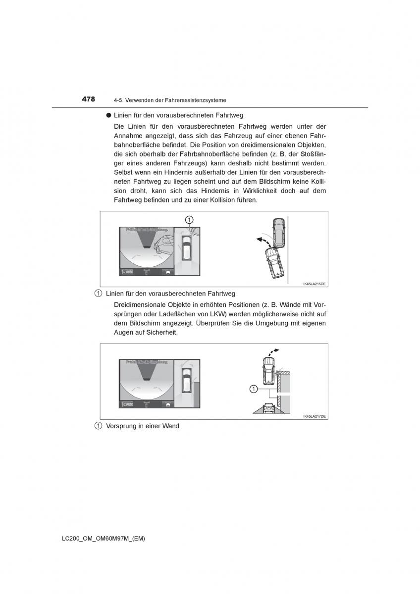 Toyota Land Cruiser J200 Handbuch / page 478