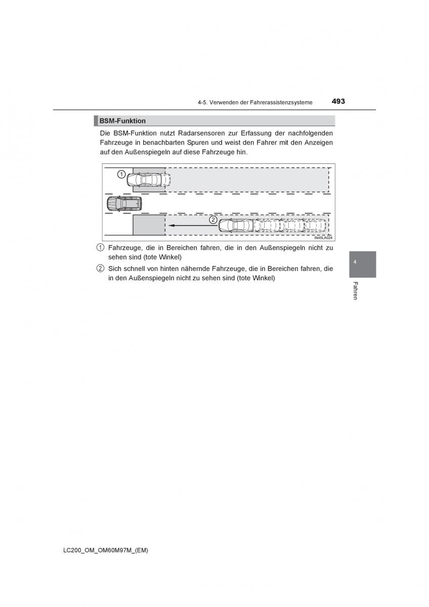 Toyota Land Cruiser J200 Handbuch / page 493