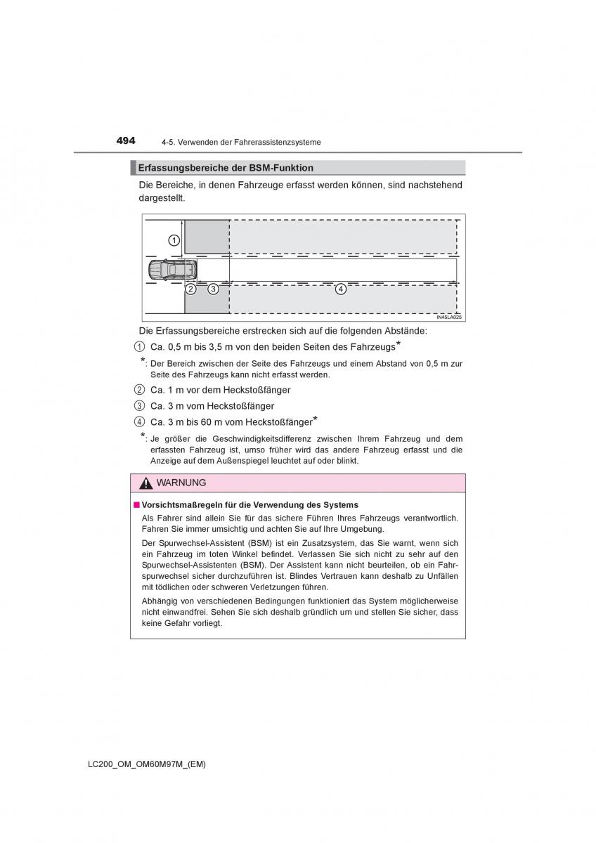 Toyota Land Cruiser J200 Handbuch / page 494