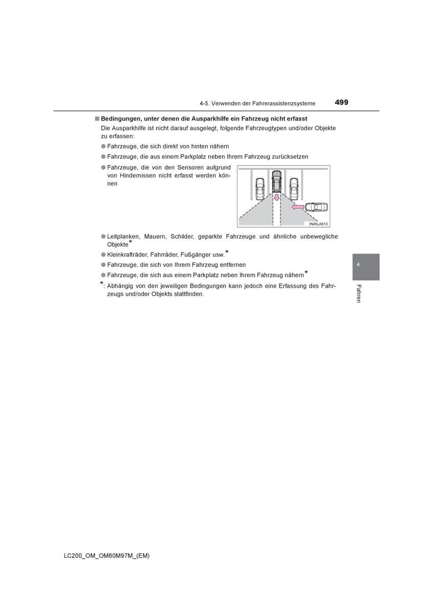 Toyota Land Cruiser J200 Handbuch / page 499