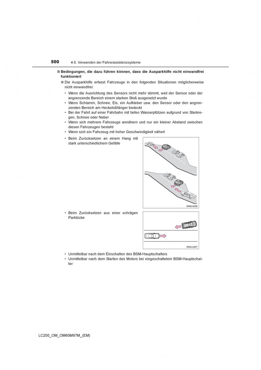 Toyota Land Cruiser J200 Handbuch / page 500