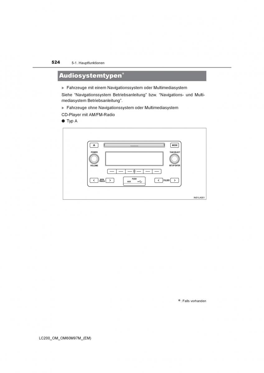 Toyota Land Cruiser J200 Handbuch / page 524