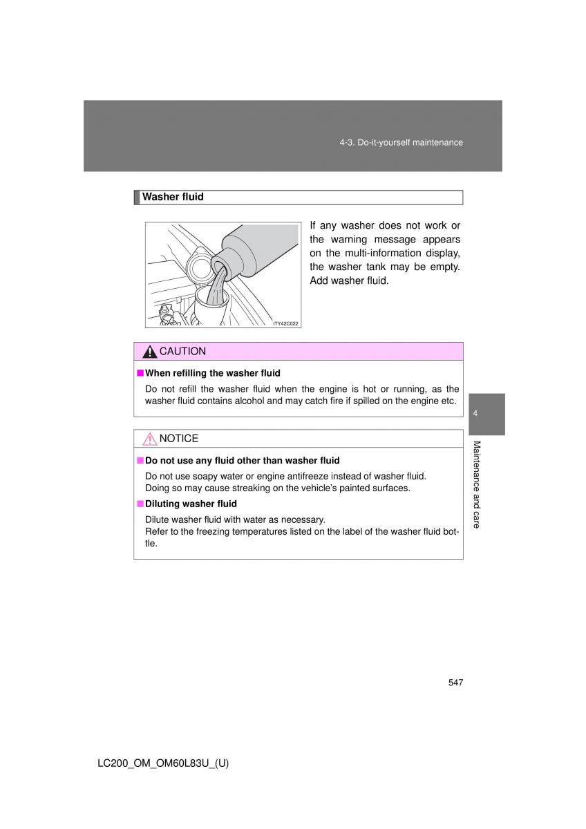 Toyota Land Cruiser J200 owners manual / page 547