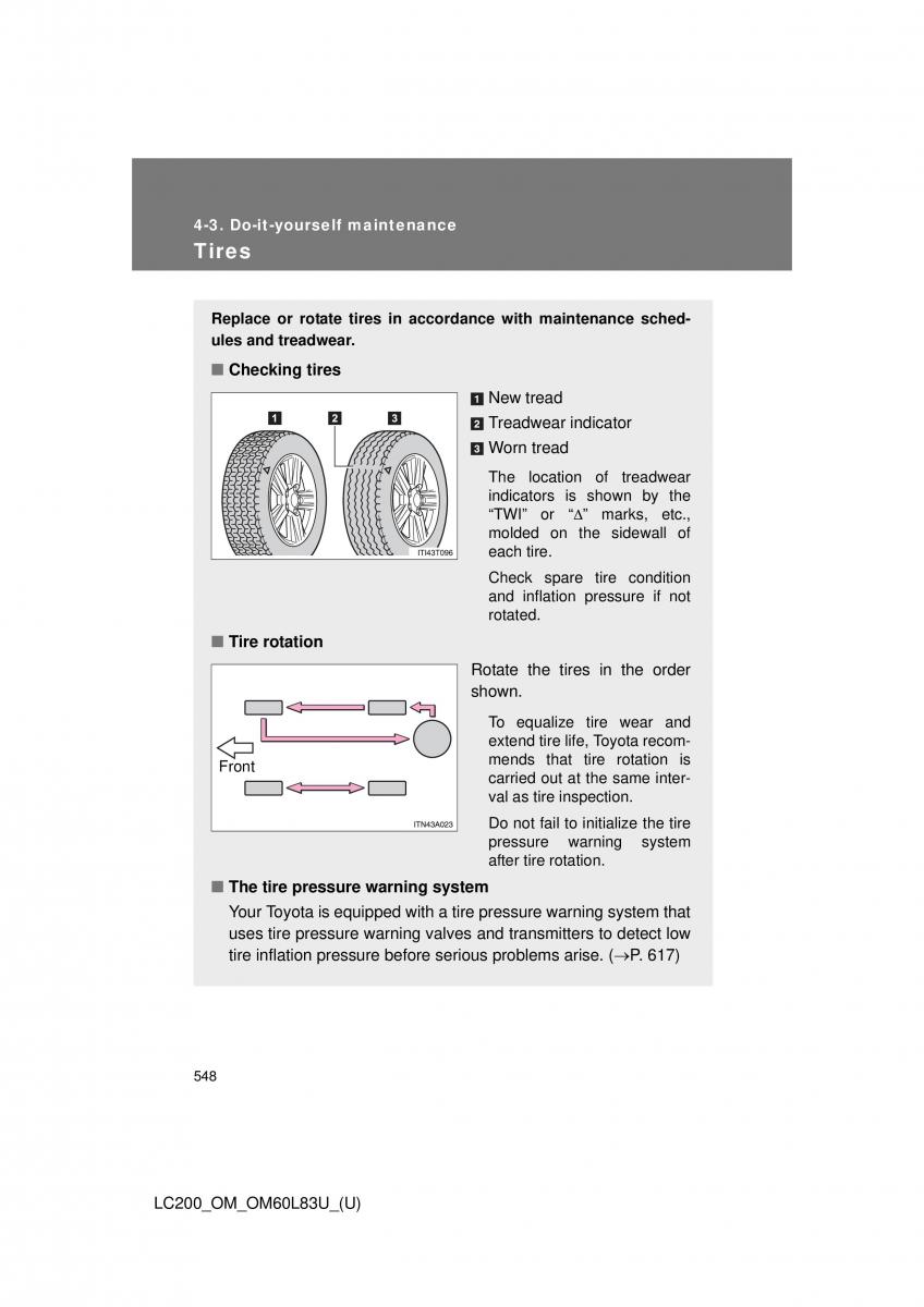 Toyota Land Cruiser J200 owners manual / page 548