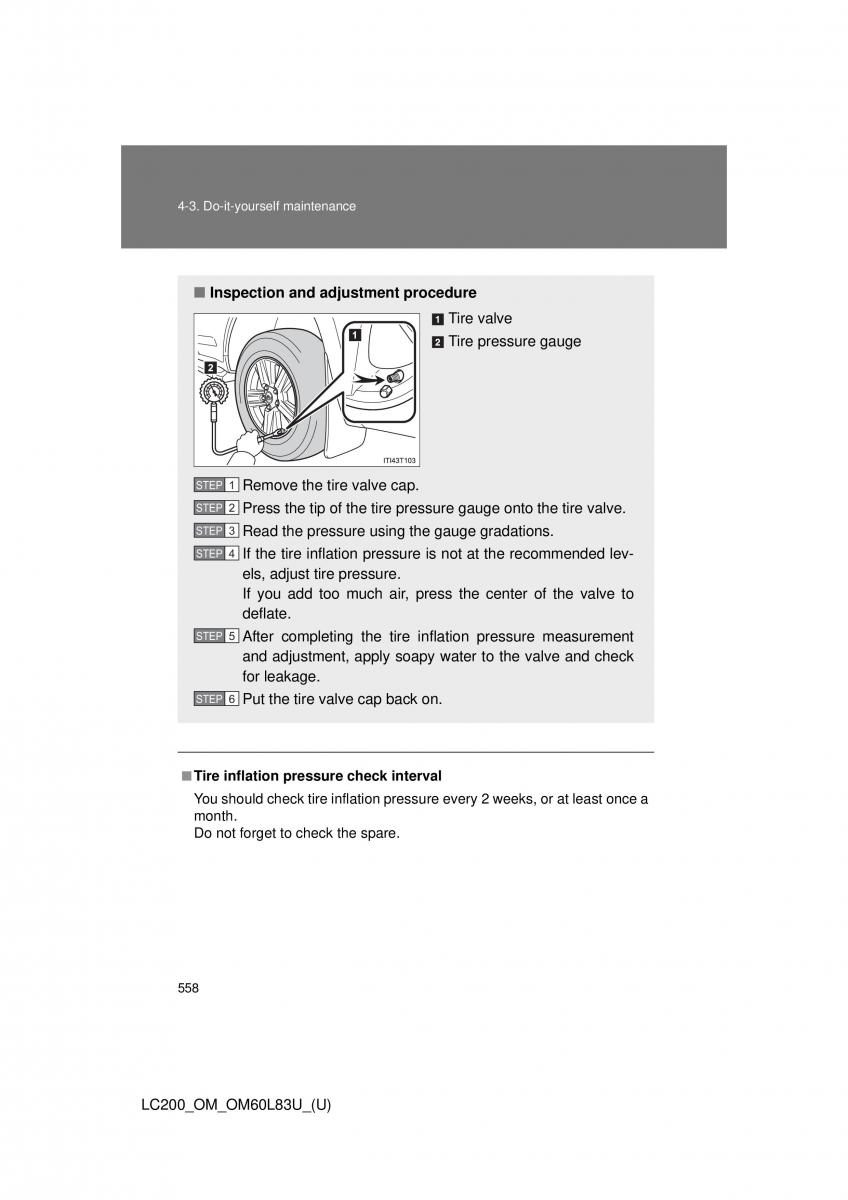 Toyota Land Cruiser J200 owners manual / page 558