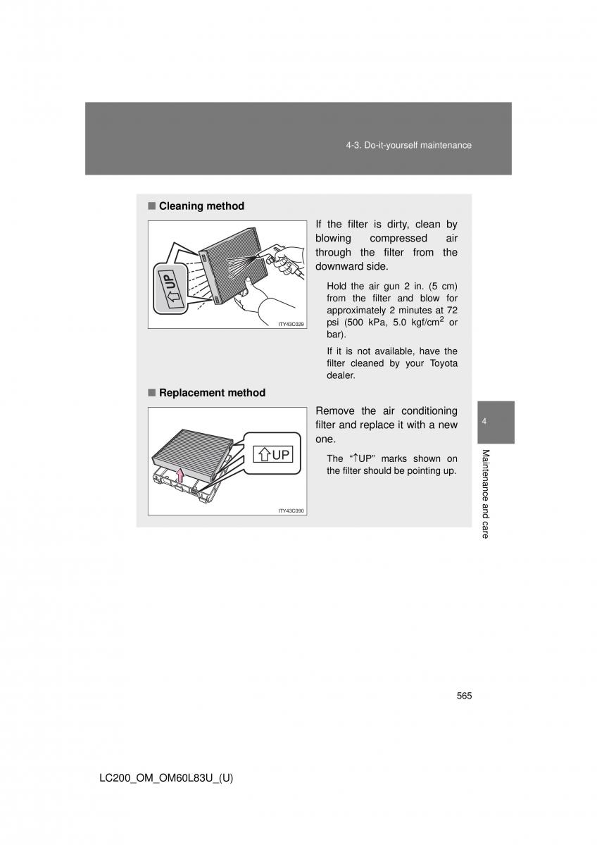 Toyota Land Cruiser J200 owners manual / page 565