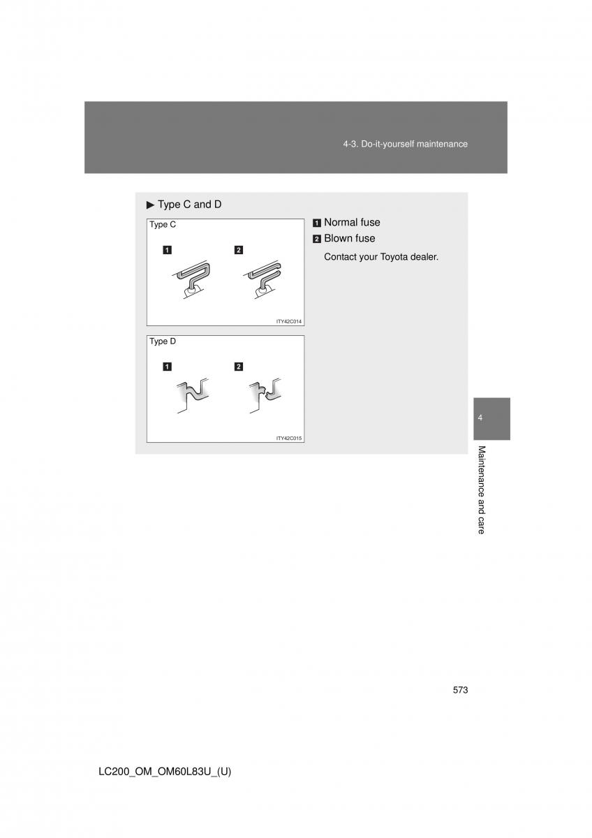 Toyota Land Cruiser J200 owners manual / page 573