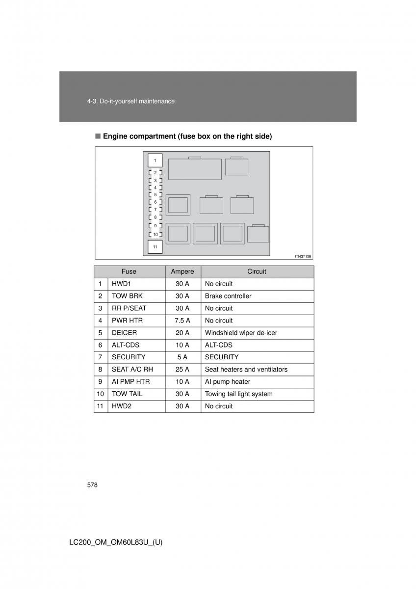 Toyota Land Cruiser J200 owners manual / page 578