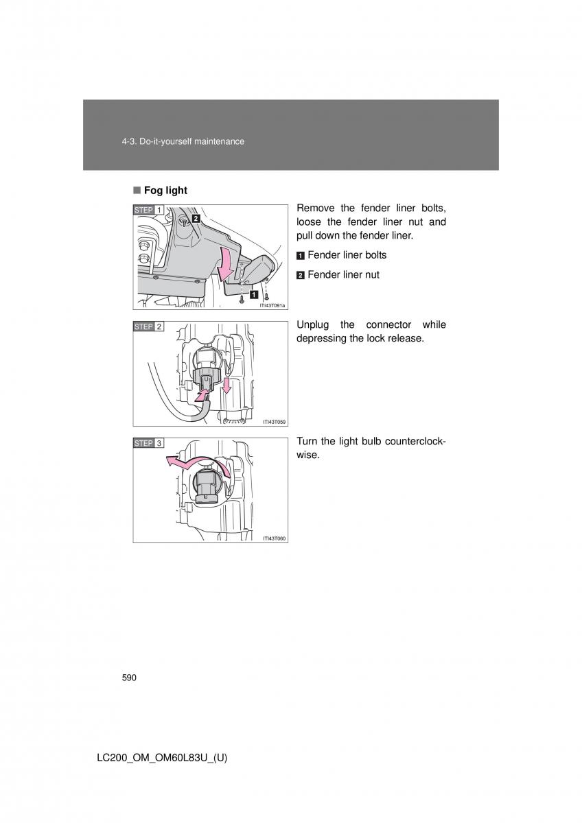 Toyota Land Cruiser J200 owners manual / page 590