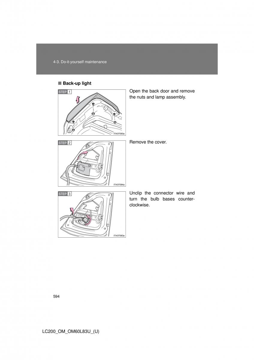 Toyota Land Cruiser J200 owners manual / page 594