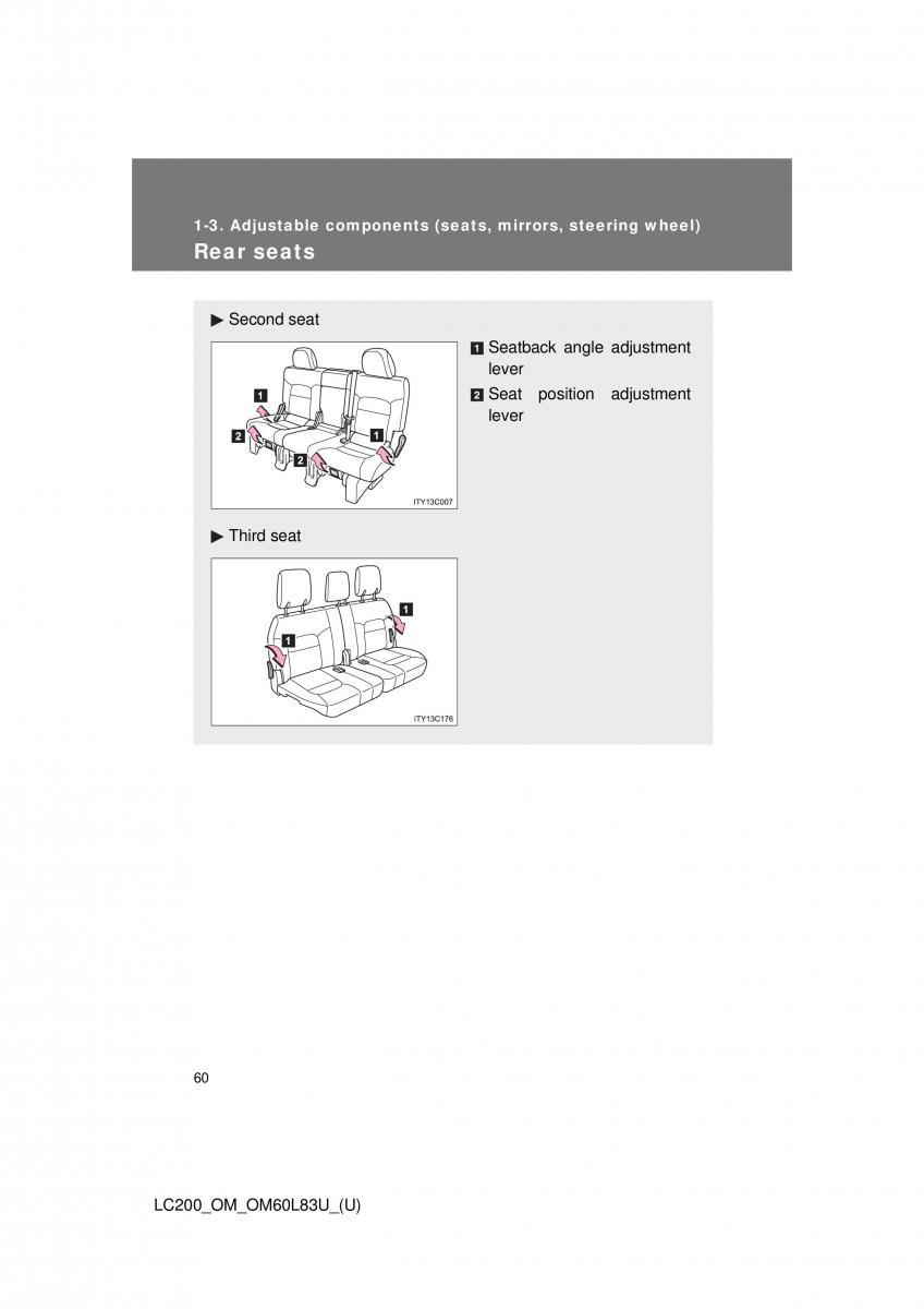 Toyota Land Cruiser J200 owners manual / page 60