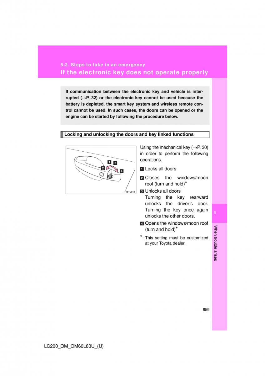 Toyota Land Cruiser J200 owners manual / page 659