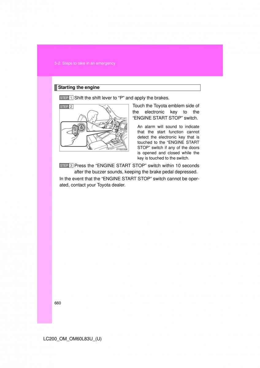 Toyota Land Cruiser J200 owners manual / page 660