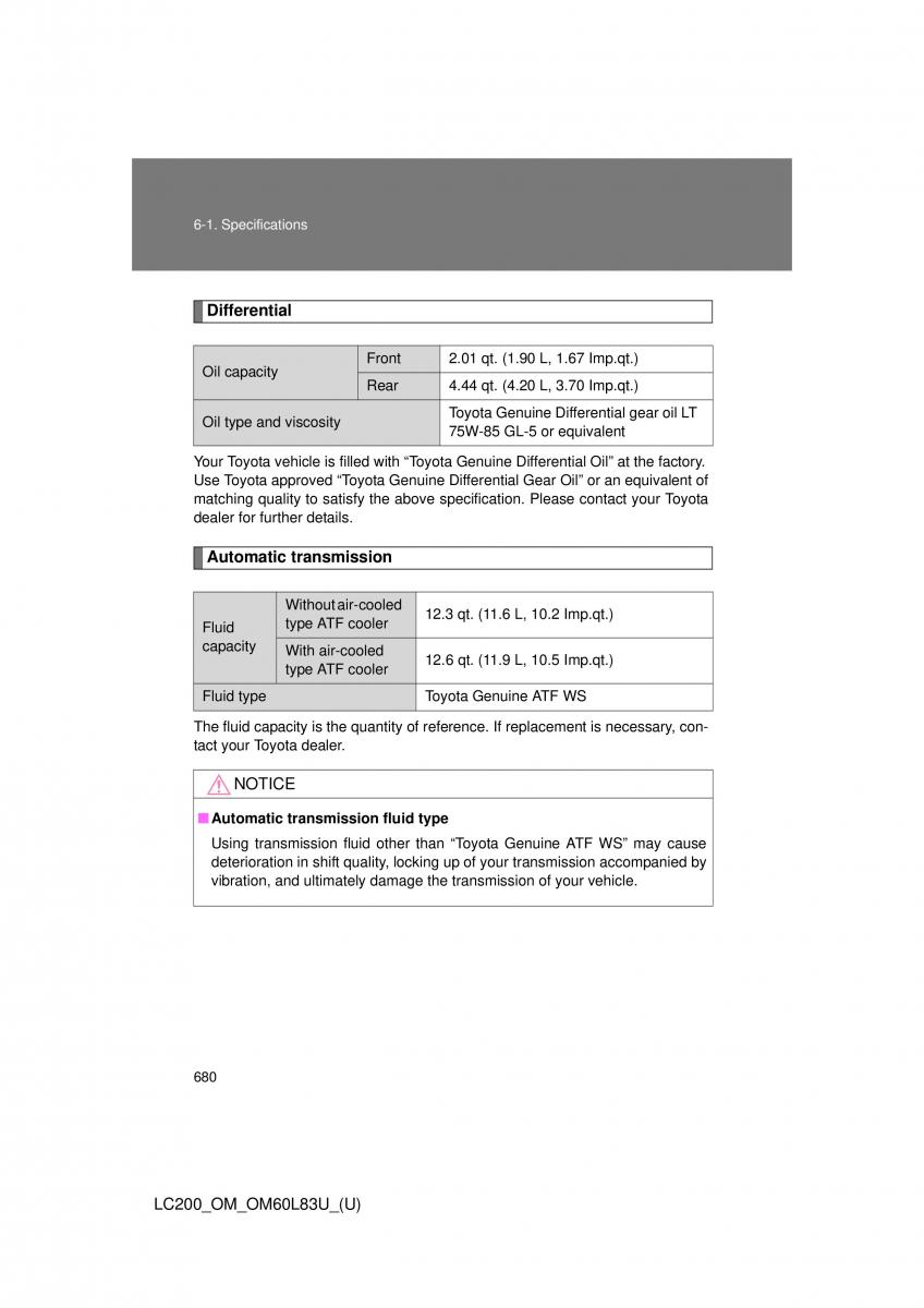 Toyota Land Cruiser J200 owners manual / page 680