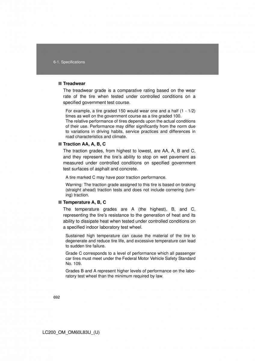 Toyota Land Cruiser J200 owners manual / page 692