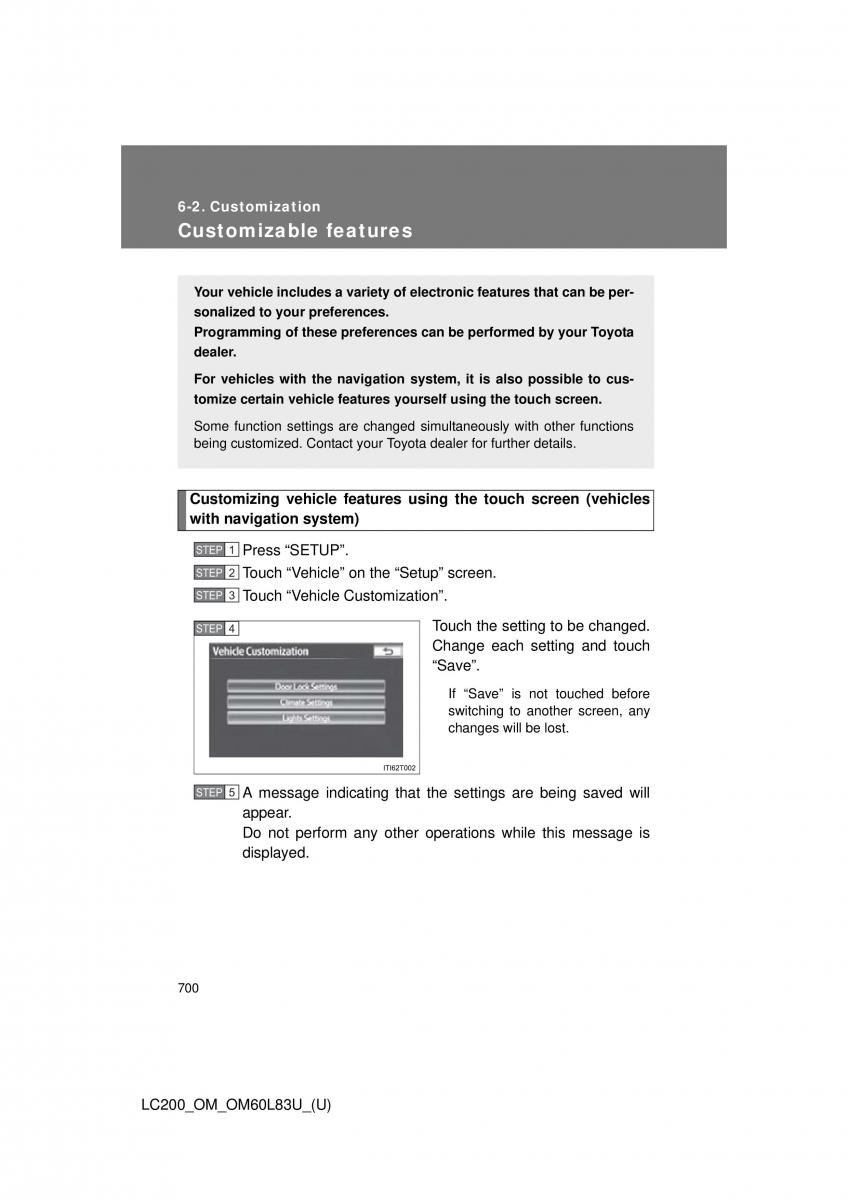 Toyota Land Cruiser J200 owners manual / page 700