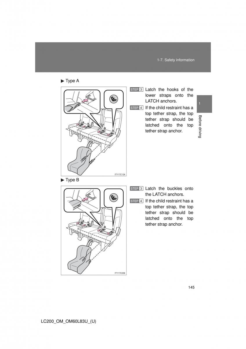 Toyota Land Cruiser J200 owners manual / page 145