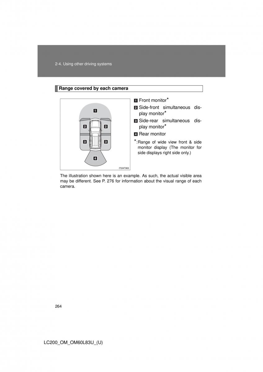 Toyota Land Cruiser J200 owners manual / page 264