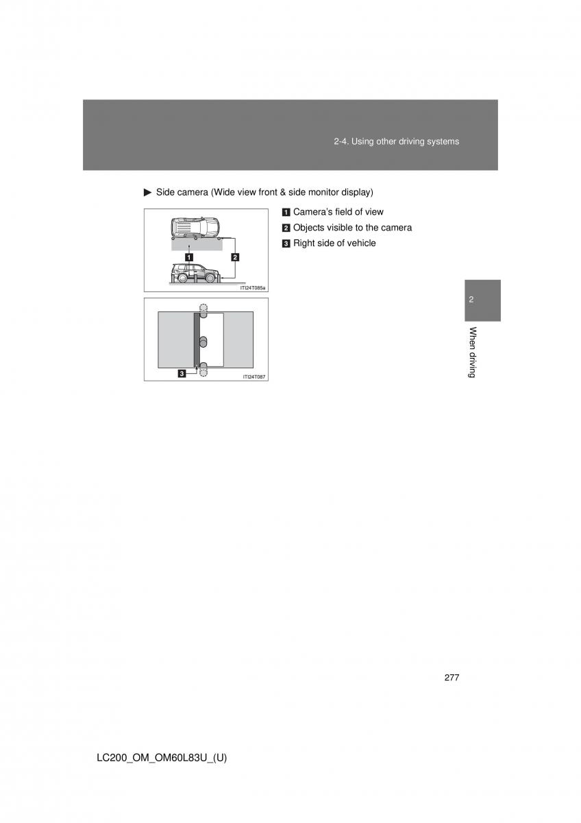 Toyota Land Cruiser J200 owners manual / page 277